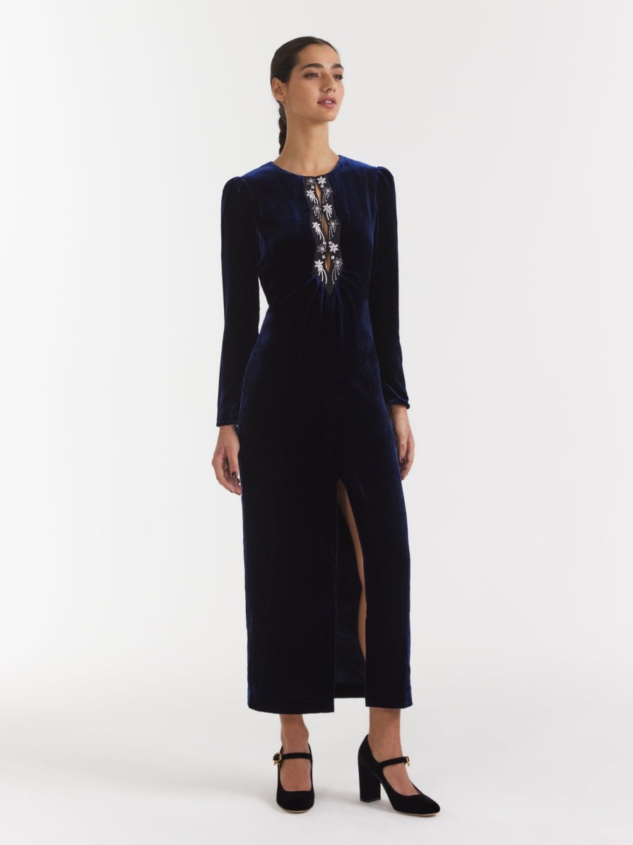 Dresses/Jumpsuits Saloni | Jinx-C Dress Black