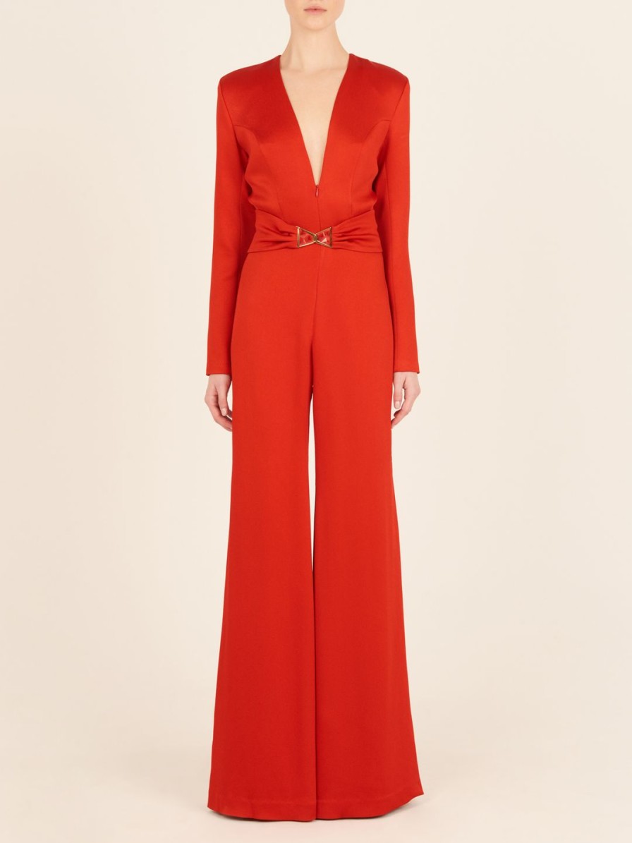 Dresses/Jumpsuits Silvia Tcherassi | Taboa Jumpsuit Rouge