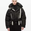 Outerwear Shoreditch Ski Club | Willow Ivy Short Puffer Black