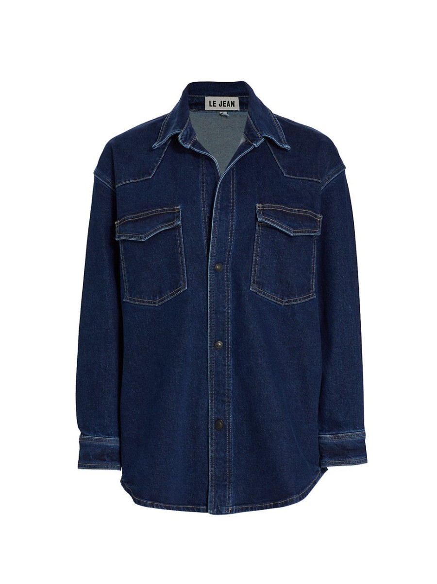 Bottoms Le Jean | Mimi Overshirt Dark Night