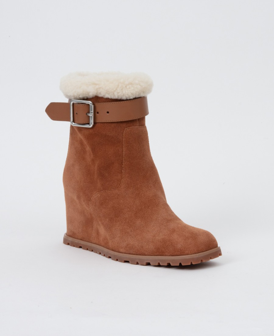 Shoes Jonathan Simkhai | Avery Shearling Wedge Boot