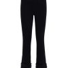 Bottoms L'AGENCE | Tati High Rise Crop Micro Bootcut Feather Jean Black