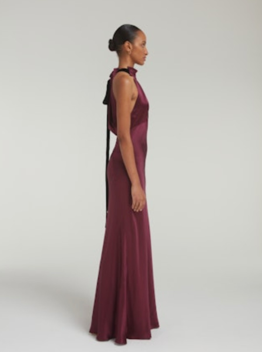 Dresses/Jumpsuits Saloni | Michelle Dress Wine