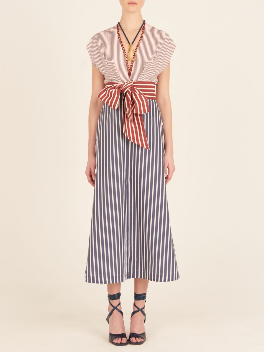 Dresses/Jumpsuits Silvia Tcherassi | Toledo Dress Multi Stripe