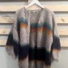 Sweaters Maiami | Stripes Galore Big Cardigan Soft Fall