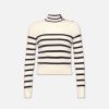 Sweaters Frame | Mariner Cashmere Turtleneck Off White Multi