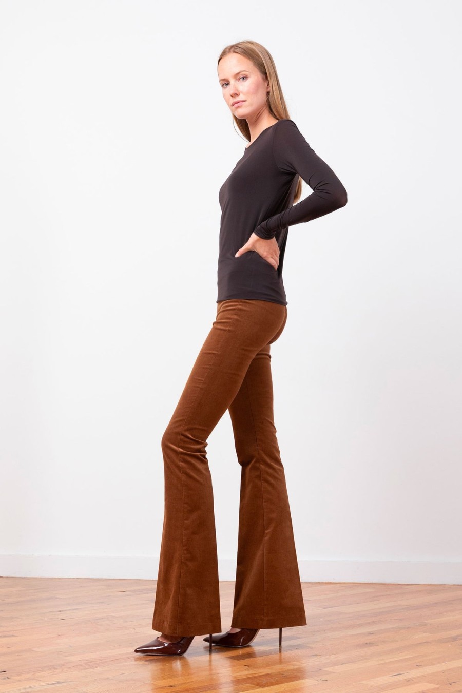 Bottoms Avenue Montaigne | Bellini Cord Pant Cognac