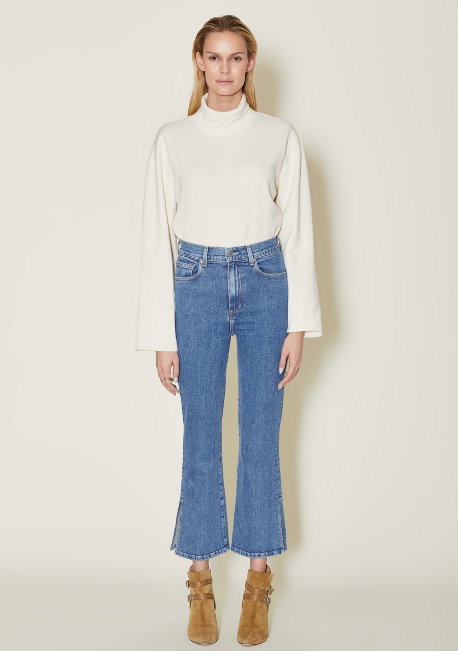 Bottoms Le Jean | Stella Crop Flare Desert