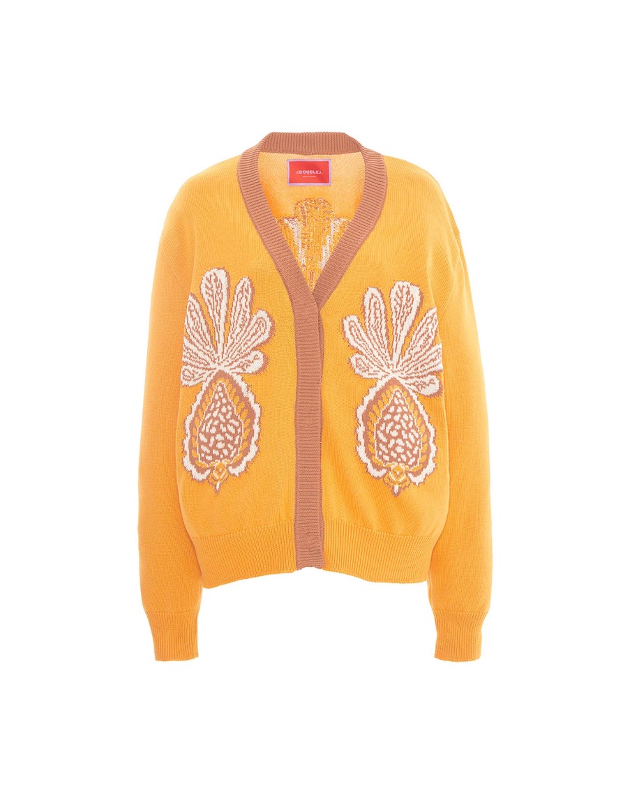 Sweaters La Double J | Pineapple Cardigan Avorio