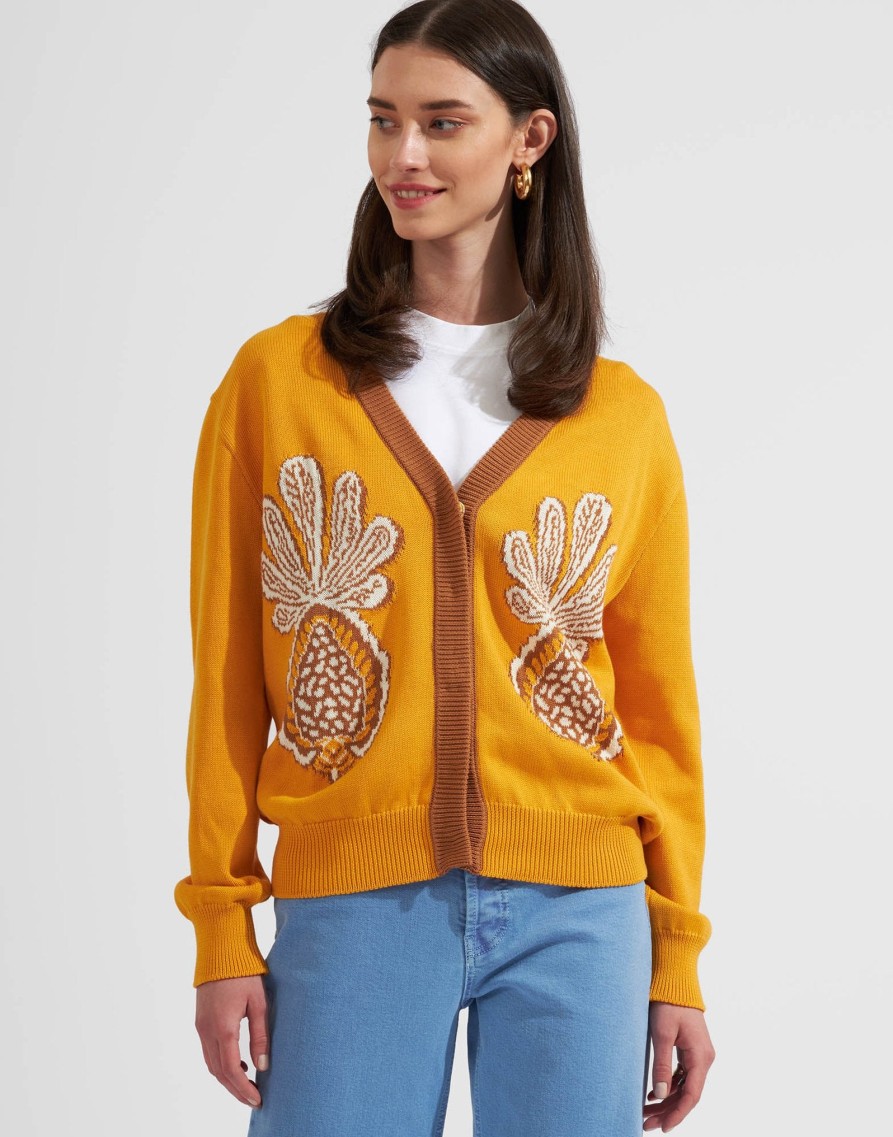 Sweaters La Double J | Pineapple Cardigan Avorio