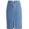 Bottoms Staud | Hudson Skirt Medium Wash