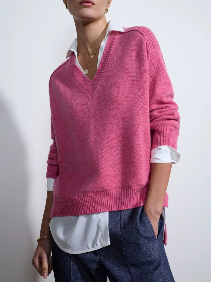 Sweaters Brochu Walker | V-Neck Layered Pullover