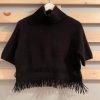 Sweaters 360 Cashmere | Brittany Short Sleeve Sweater Black