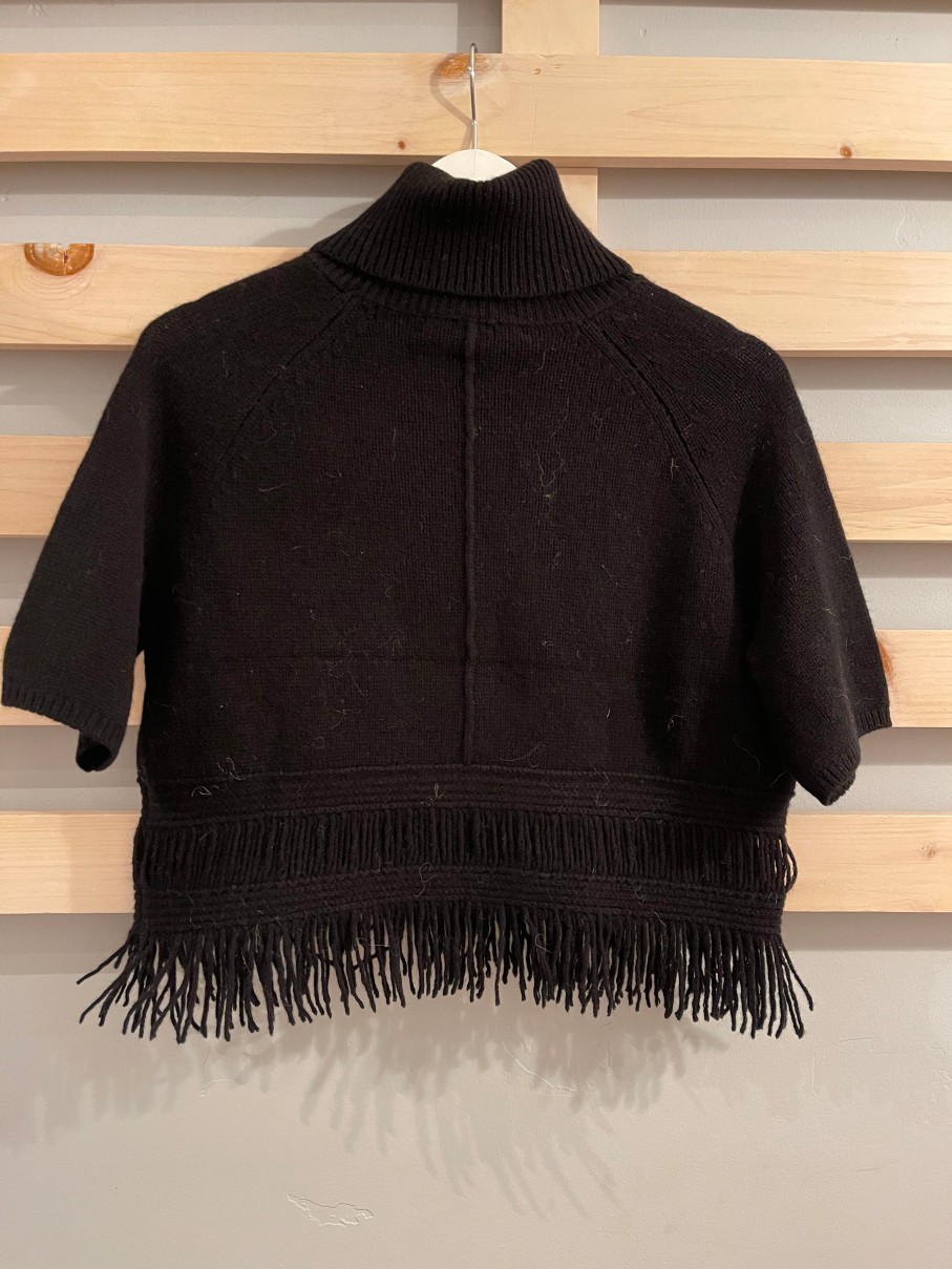 Sweaters 360 Cashmere | Brittany Short Sleeve Sweater Black