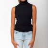 Sweaters Allude | Sleeveless Turtleneck Sweater