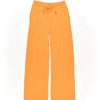 Loungewear Lingua Franca | Cashmere Wide Leg Pant Tangerine