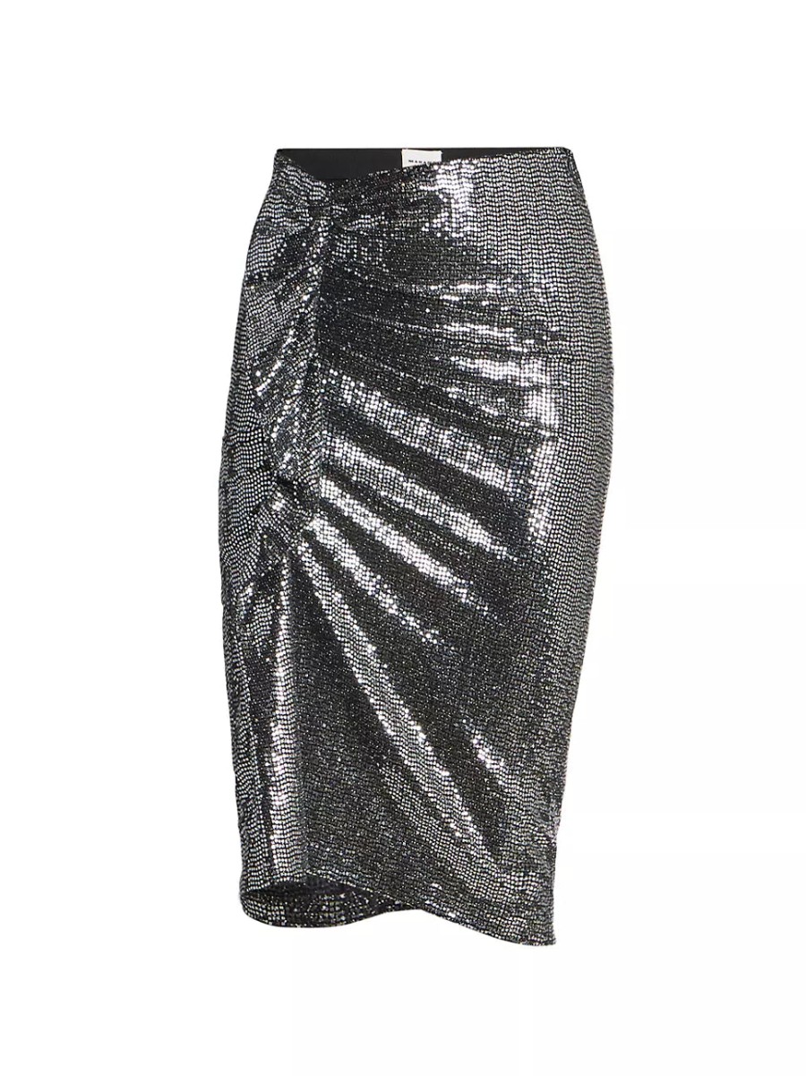 Bottoms Perch | Dolene Skirt Silver