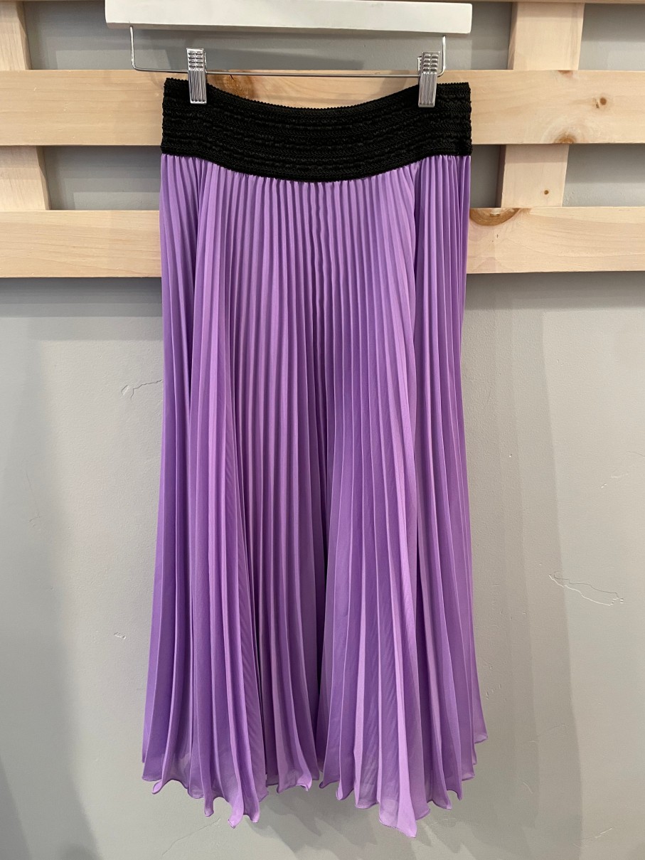 Bottoms Loyd/Ford | Chiffon Purple Skirt Purple Chiffon