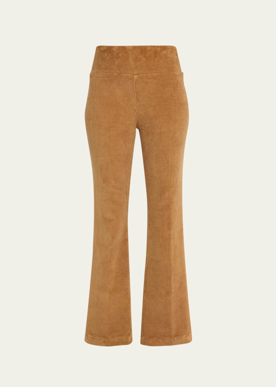 Bottoms SPRWMN | Crop Flare Corduroy Camel