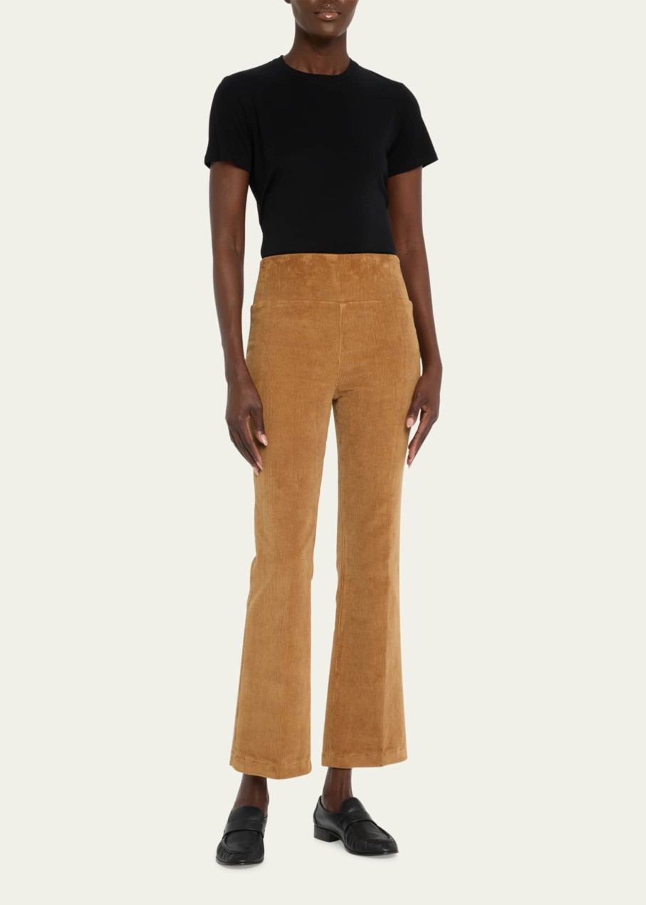 Bottoms SPRWMN | Crop Flare Corduroy Camel