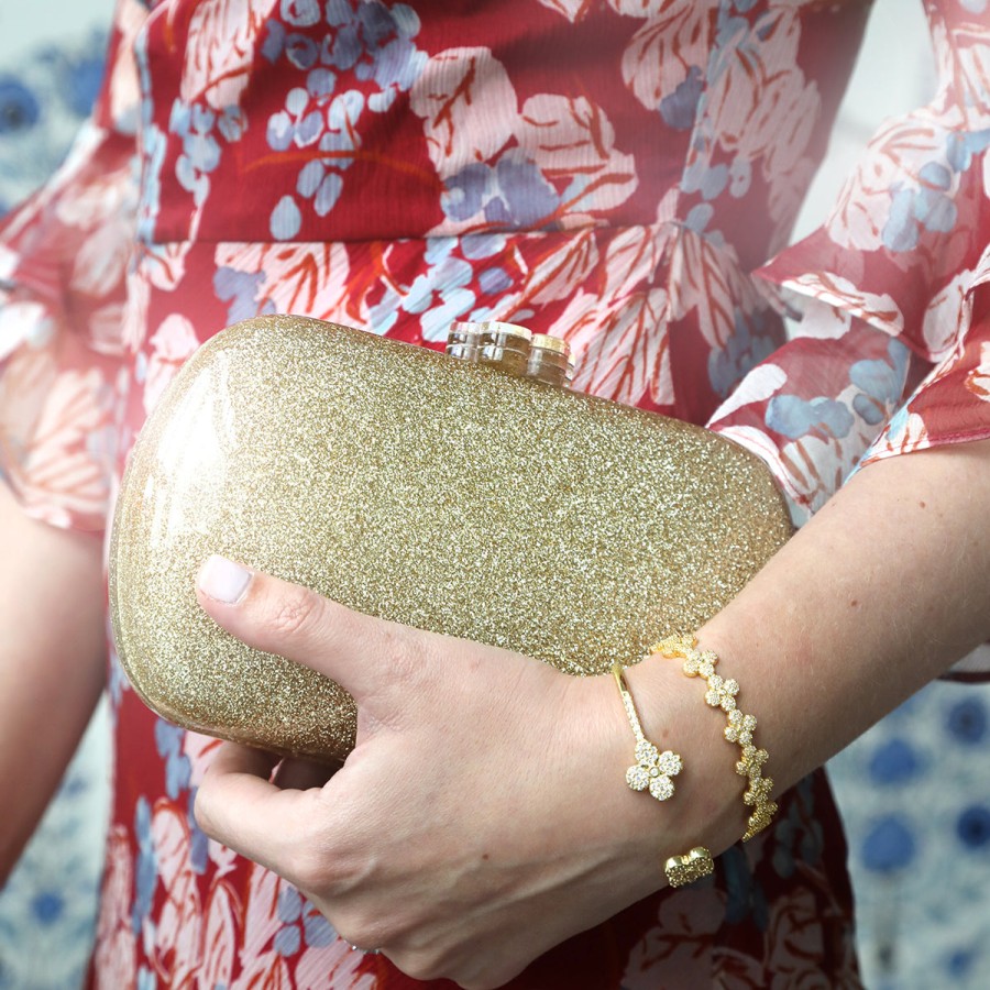 Accessories ASHA Clutches | Minaudiere Clutch